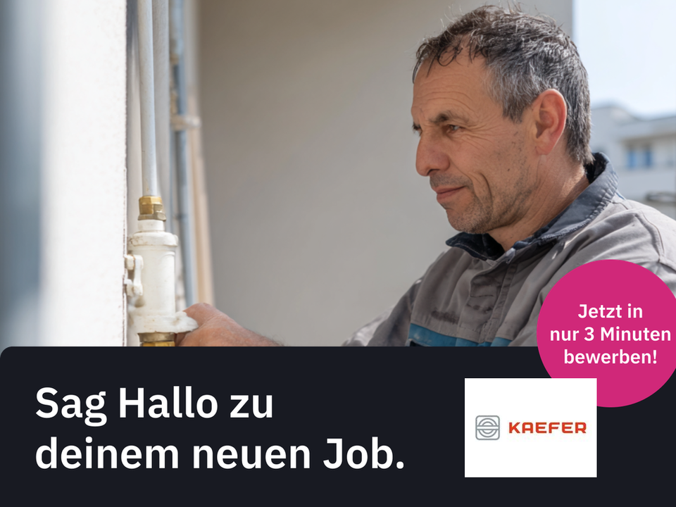 Anlagenmechaniker SHK (w/m/d) (KAEFER Deutschland)