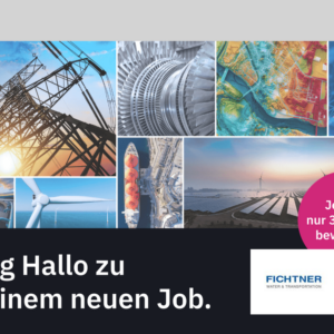 Wasser-Ressourcenmanager (m/w/d) (Fichtner Water & Transportation)