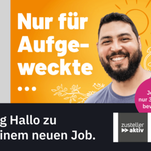 Zeitungszusteller (m/w/d) in Teilzeit / Minijob, Zeitungszusteller/in, Prospektverteiler/in, Briefzusteller/in, Postbote/-botin