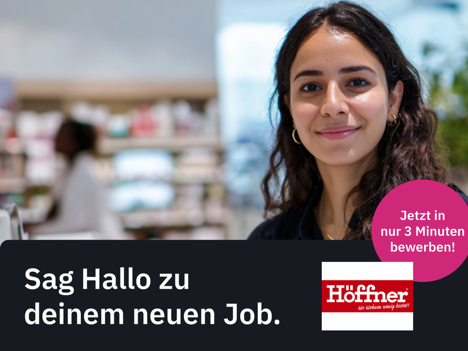 Verkäufer für Sonderverkauf (m/w/d) (Höffner Möbelgesellschaft)