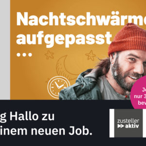 Zeitungszusteller (m/w/d) in Teilzeit / Minijob, Zeitungszusteller/in, Prospektverteiler/in, Briefzusteller/in, Postbote/-botin