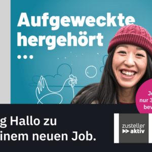 Zeitungszusteller (m/w/d) in Teilzeit / Minijob, Zeitungszusteller/in, Postbote/-botin, Briefzusteller/in, Briefträger/in