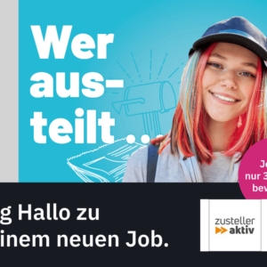 Zusteller Wochenblatt / Prospekte (m/w/d) in Teilzeit / Minijob, Zeitungszusteller/in, Prospektverteiler/in, Postbote/-botin, Briefzusteller/in