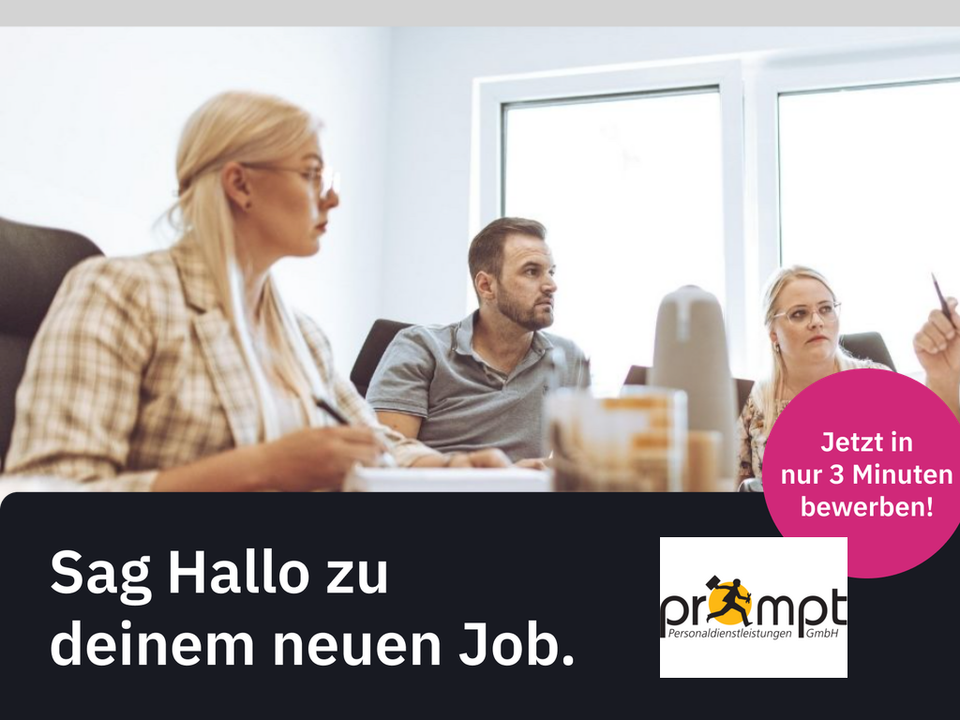 Zerspanungsmechaniker (m/w/d) (prompt Personaldienstleistungen) *3000 - 3800 EUR/Monat*