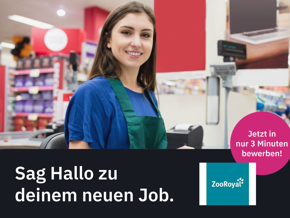 Verkäufer mit Kassiertätigkeit (m/w/d) (ZooRoyal)