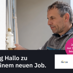 Anlagenmechaniker/in SHK (m/w/d) (TB Solartechnik) *32000 - 50000 EUR/Jahr*