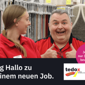 zukünftige Filialleitung (m/w/d) (Tedox)