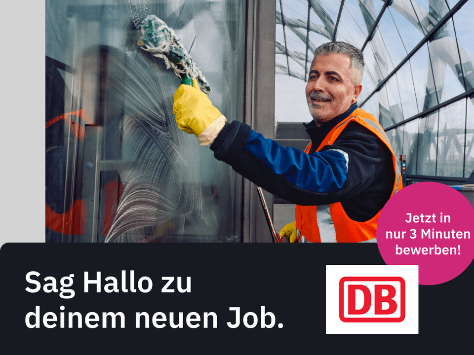 Ausbildung Gebäudereiniger (w/m/d) 2026 (Deutsche Bahn)