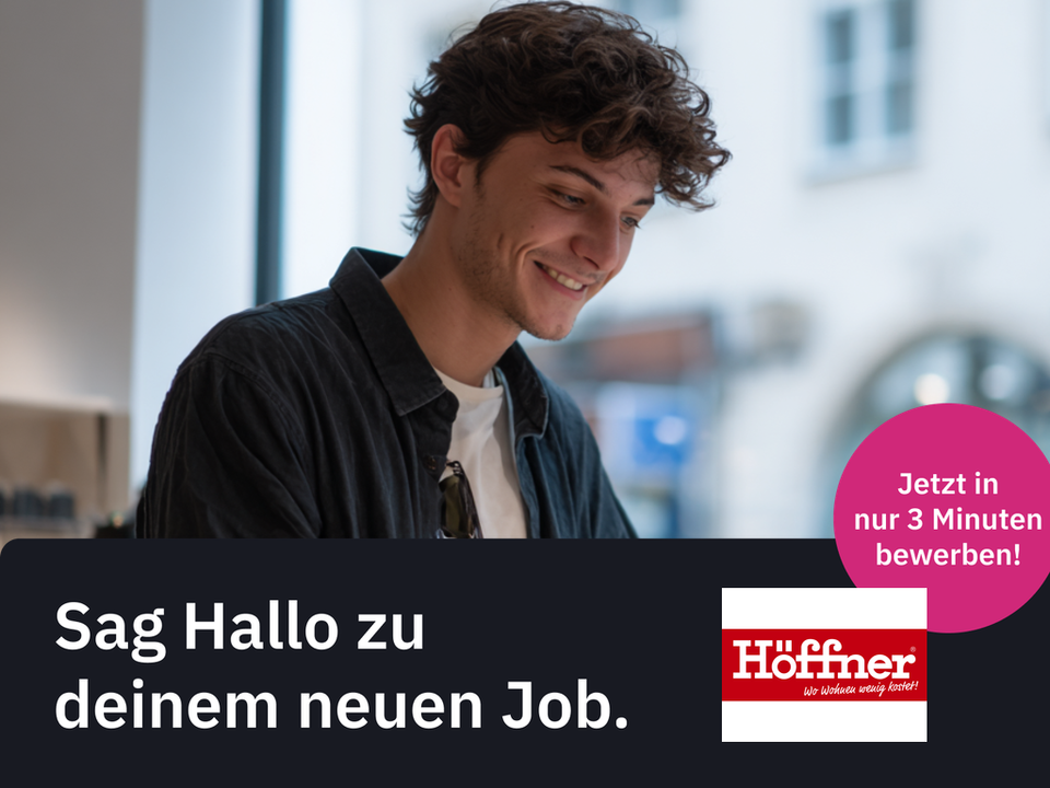 Ausbildung 2026: Gestalter (m/w/d) (Höffner Möbelgesellschaft)