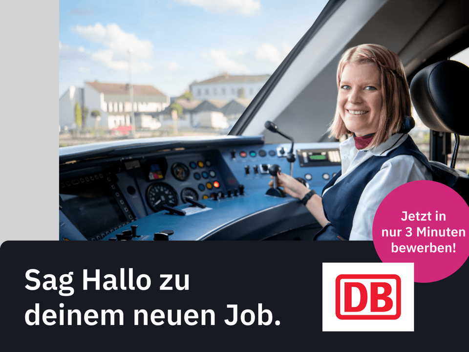 Ausbildung Lokführer (m/w/d) (Deutsche Bahn)