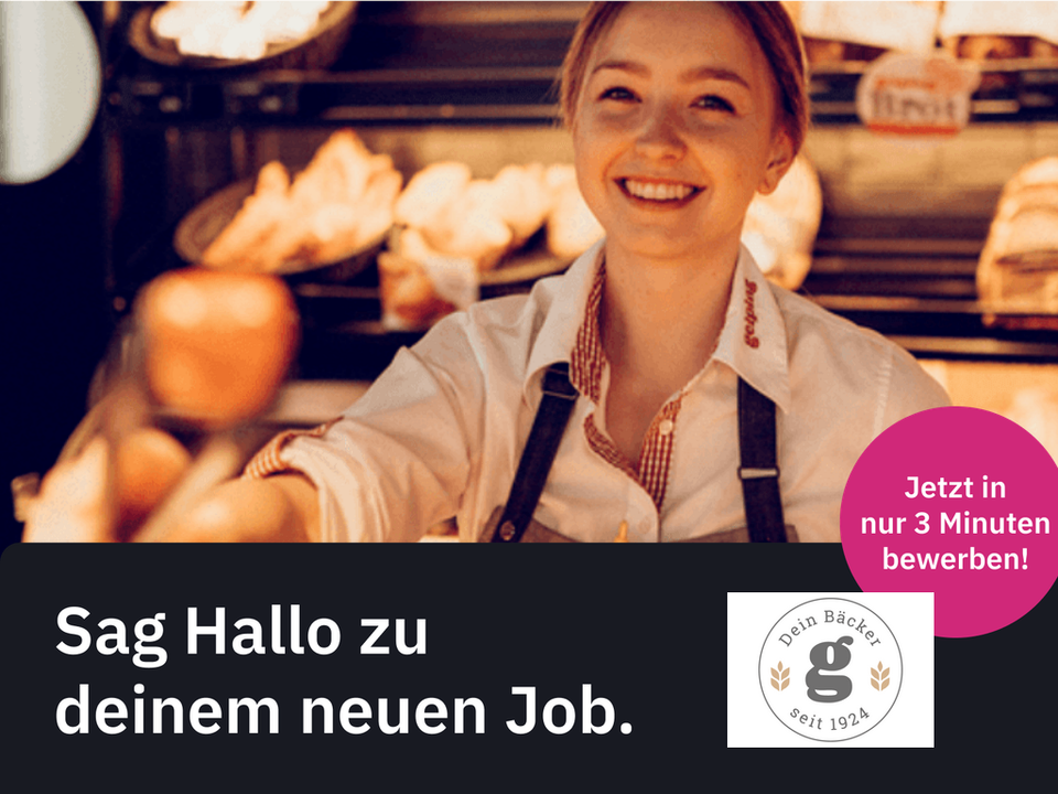 Verkäufer / Quereinsteiger (m/w/d), Bäckereiverkäufer/in, Bäckereiangestellte/r, Konditoreifachverkäufer/in