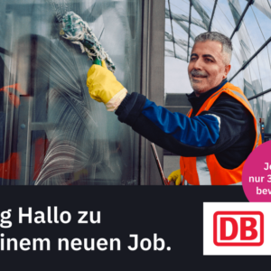 Ausbildung Gebäudereiniger (w/m/d) 2026 (Deutsche Bahn)