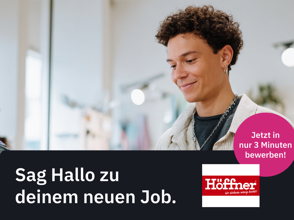 Ausbildung 2026: Gestalter (m/w/d) (Höffner Möbelgesellschaft)