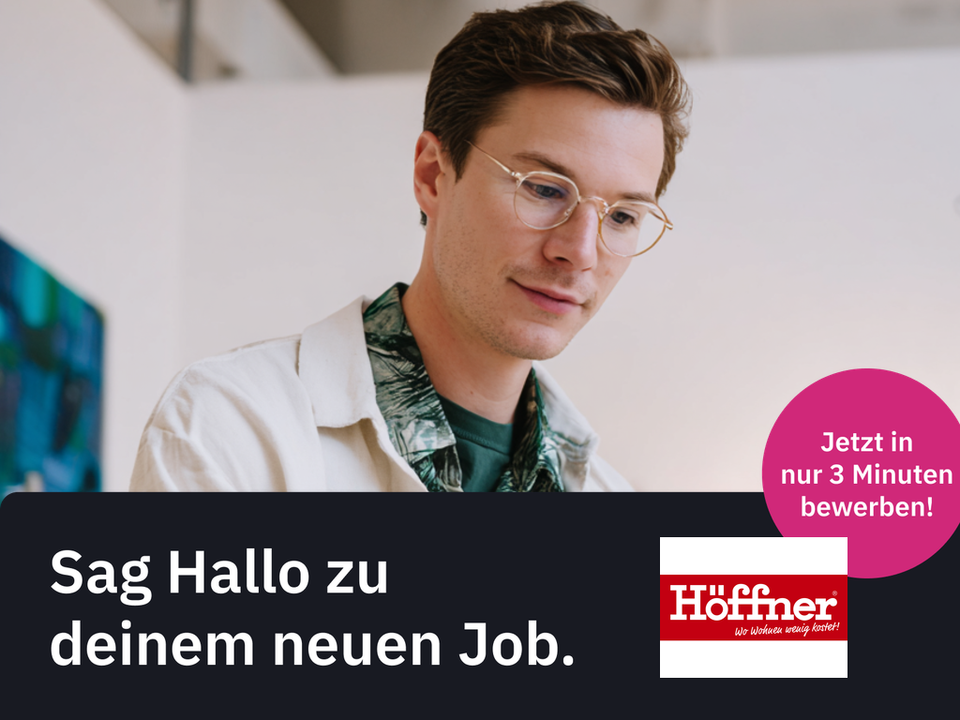 Ausbildung 2026: Gestalter (m/w/d) (Höffner Möbelgesellschaft)