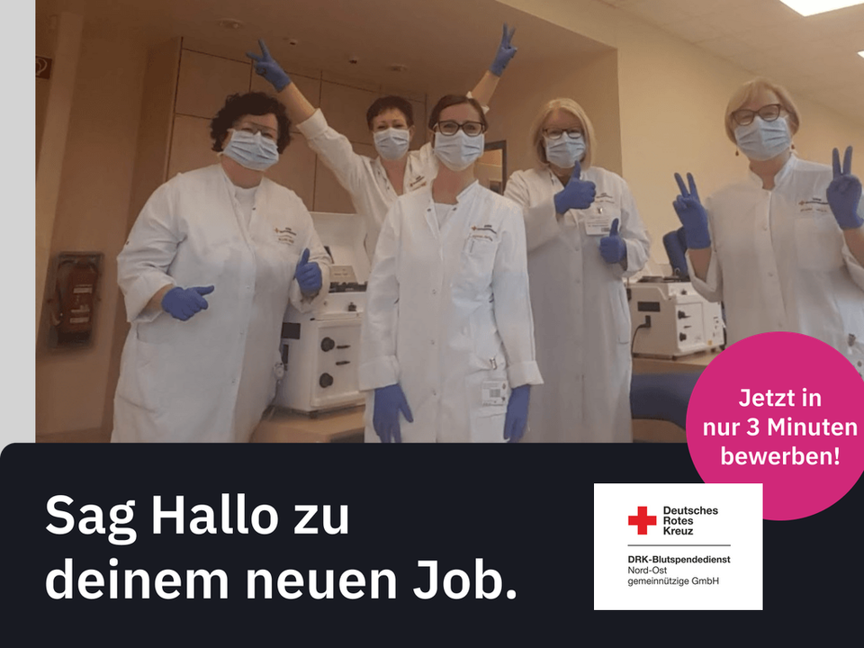Arzt in Weiterbildung (m/w/d) (DRK-Blutspendedienst) *5541.04 - 6534.3 EUR/Monat*