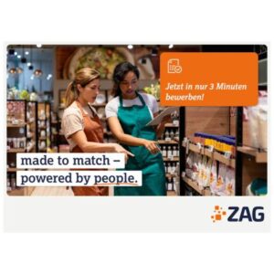 Verkaufshilfe (m/w/d) (ZAG Menschen & Perspektiven)