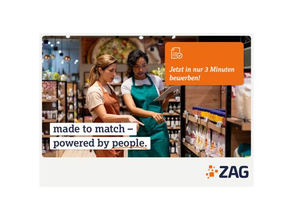 Verkaufshilfe (m/w/d) (ZAG Menschen & Perspektiven)