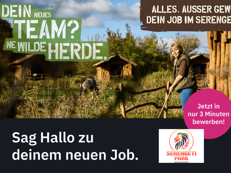 Anlagenleitung Hotelreinigung (m/w/d) (Serengeti-Park Hodenhagen)