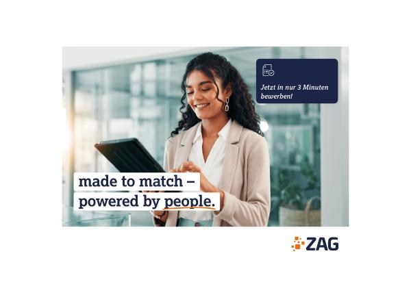 Assistenz der Geschäftsleitung (m/w/d) (ZAG Menschen & Perspektiven)