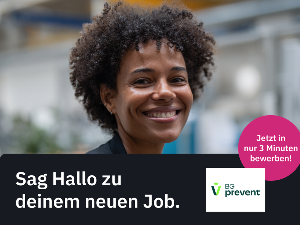 Werkstudent Arbeitssicherheit (m/w/d) (BG prevent)