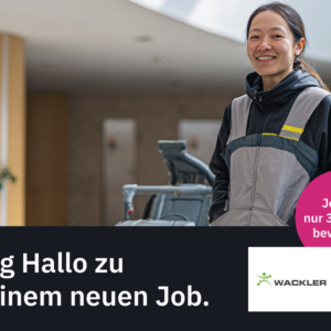 Vorarbeiter Reinigung Vollzeit (m/w/d) (Wackler Group)