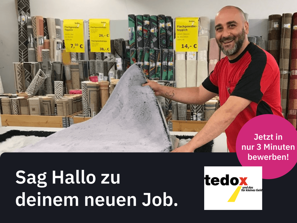 Verkäufer Teppiche & Bodenbeläge (m/w/d) (tedox)