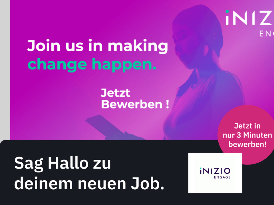 Assistenz der Geschäftsführung (m/w/d) (Inizio Engage)