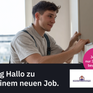 Ausbildung Fachkraft (m/w/d) Umzugsserv. (Jan Rosenfeld Küchenmontage) *700 - 1100 EUR/Monat*